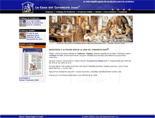 Tablet Screenshot of lacasadelceramistajuan.com